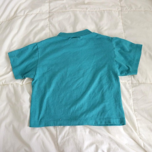 Puppy pocket teal shirt - Picture 6 of 7